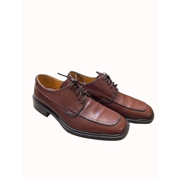 Coach J995 Malone men’s brown leather dress shoes oxfords size 7.5D SKU 4403 - Picture 3 of 15